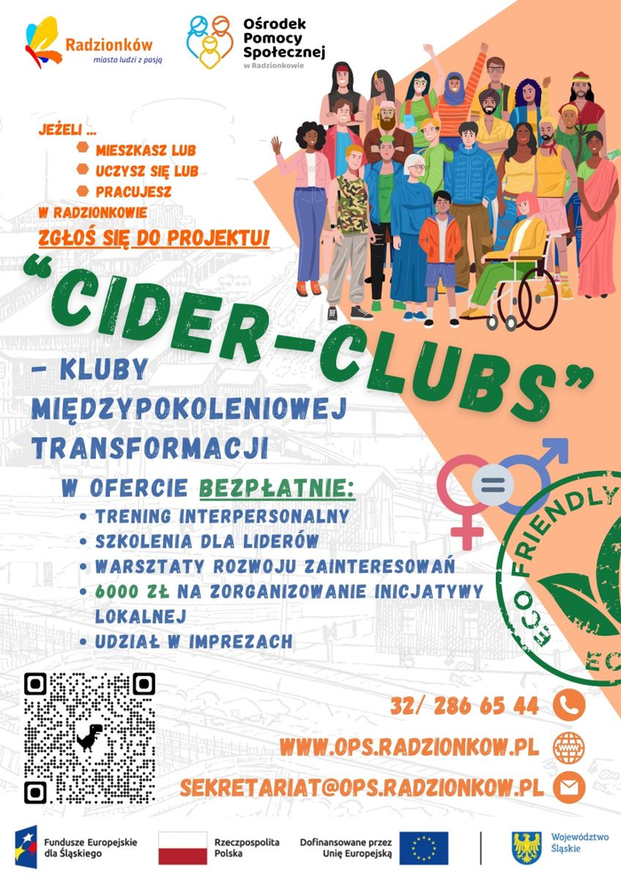Plakat informujący o II edycji Cider Clubs