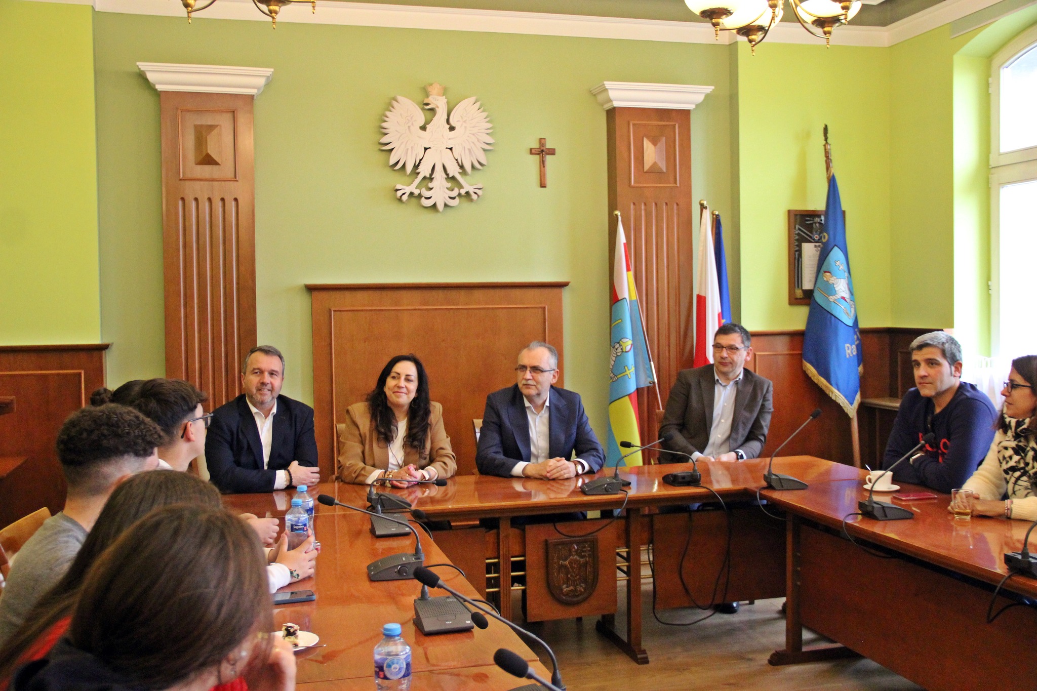 Spotkanie z młodzieżą z programu Erasmus+ w Urzędzie Miasta Radzionków.