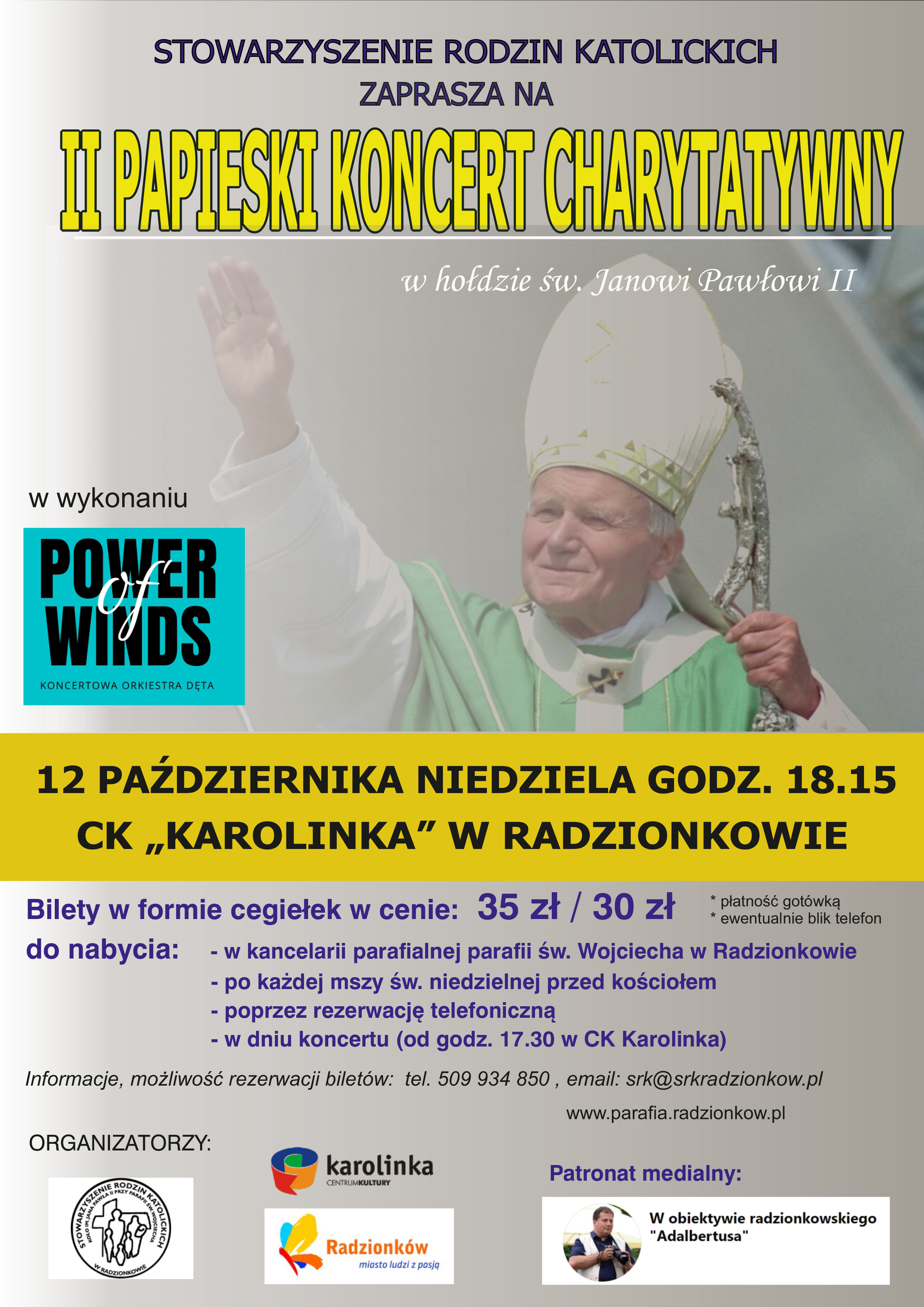 II Charytatywny Koncert Papieski