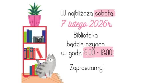 Ilustracja artykułu: "Biblioteka zaprasza w sobotę"